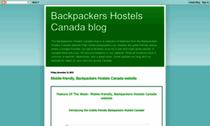 Backpackershostelscanada.blogspot.com thumbnail