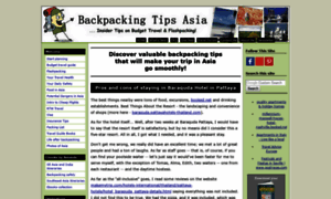 Backpacking-tips-asia.org thumbnail