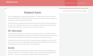 Backporchgames.com thumbnail