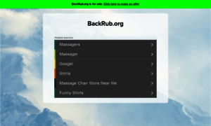 Backrub.org thumbnail