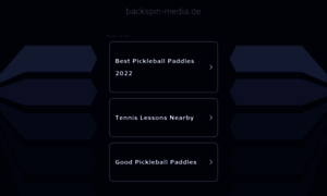 Backspin-media.de thumbnail