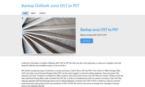 Backup-2007-ost-to-pst.weebly.com thumbnail