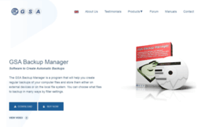 Backup-manager.gsa-online.de thumbnail