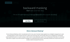 Backwardmasking.com thumbnail