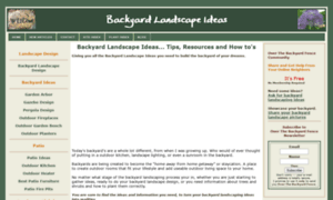 Backyard-landscape-ideas.com thumbnail