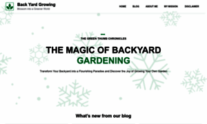 Backyardfoodgrowing.com thumbnail