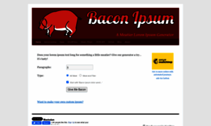 Baconipsum.com thumbnail