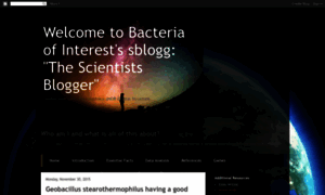 Bacteriaofinterest.blogspot.co.uk thumbnail