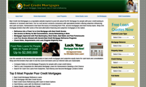 Bad-credit-2nd-mortgages.com thumbnail