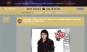 Bad25.michaeljackson.com thumbnail