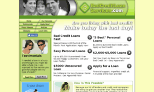 Badcreditloanservices.com thumbnail