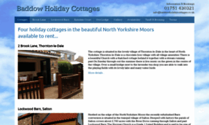 Baddowholidaycottages.co.uk thumbnail