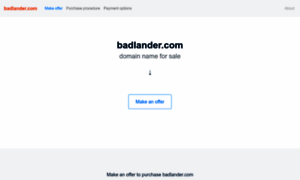 Badlander.com thumbnail