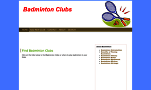Badmintonclubs.org thumbnail