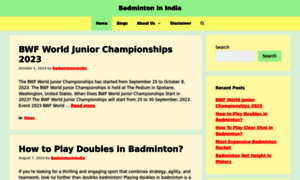 Badmintoninindia.com thumbnail