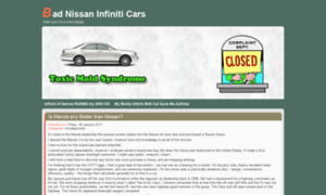 Badnissaninfiniticars.com thumbnail