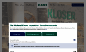 Baeckerei-kloser.at thumbnail