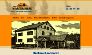 Baeckerei-leonhardt.de thumbnail