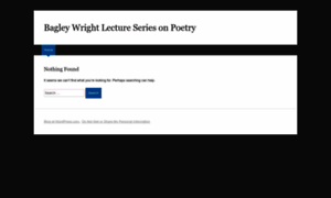 Bagleywrightlectureseries.wordpress.com thumbnail