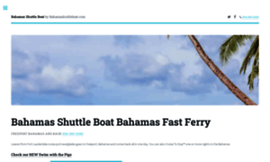 Bahamashuttleboat.com thumbnail