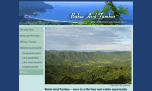 Bahia-azul-tambor.com thumbnail