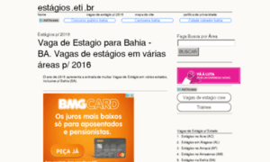 Bahia.estagios.eti.br thumbnail