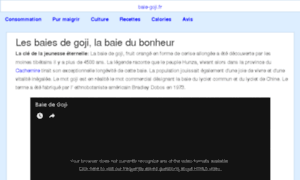 Baie-goji.fr thumbnail