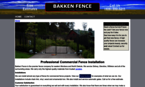 Bakkenfence.com thumbnail