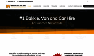 Bakkieandvanhire.co.za thumbnail