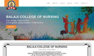 Balajicollegeofnursing.com thumbnail