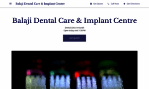 Balajidentalcareimplantcentre.business.site thumbnail