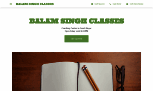 Balam-singh-classes.business.site thumbnail