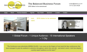 Balancedbusinessforum.com thumbnail