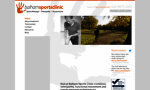 Balhamsportsclinic.com thumbnail