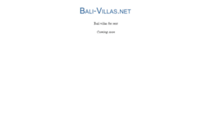 Bali-villas.net thumbnail