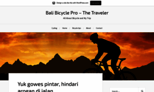 Balibicyclepro.wordpress.com thumbnail