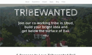 Balistartup.tribewanted.com thumbnail