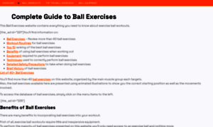Ball-exercises.com thumbnail