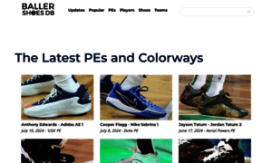 Ballershoesdb.com thumbnail