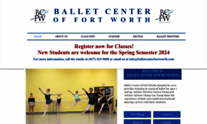 Balletcenterfortworth.com thumbnail