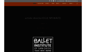 Balletinstitutesd.com thumbnail