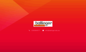 Ballinger.edu.au thumbnail
