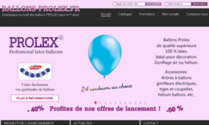 Ballons-prolex.fr thumbnail