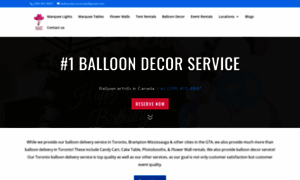 Balloondecorservice.ca thumbnail