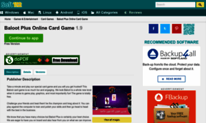 Baloot-plus-online-card-game.soft112.com thumbnail