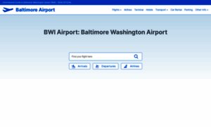 Baltimore-airport.com thumbnail