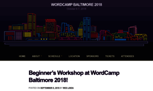 Baltimore.wordcamp.org thumbnail