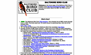 Baltimorebirdclub.org thumbnail