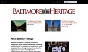 Baltimoreheritage.org thumbnail
