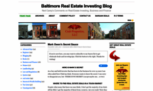 Baltimorerealestateinvestingblog.com thumbnail